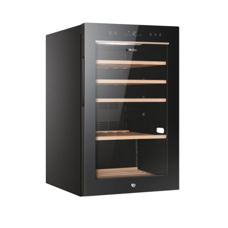 Haier Wine Bank 50 Serie 5 HWS49GA Refroidisseur de vin compresseur Pose libre Noir 49 bouteille(s)