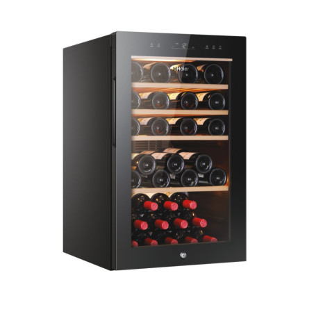 Haier Wine Bank 50 Serie 5 HWS49GA Refroidisseur de vin compresseur Pose libre Noir 49 bouteille(s)