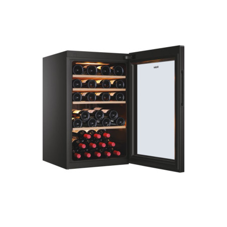 Haier Wine Bank 50 Serie 5 HWS49GA Refroidisseur de vin compresseur Pose libre Noir 49 bouteille(s)