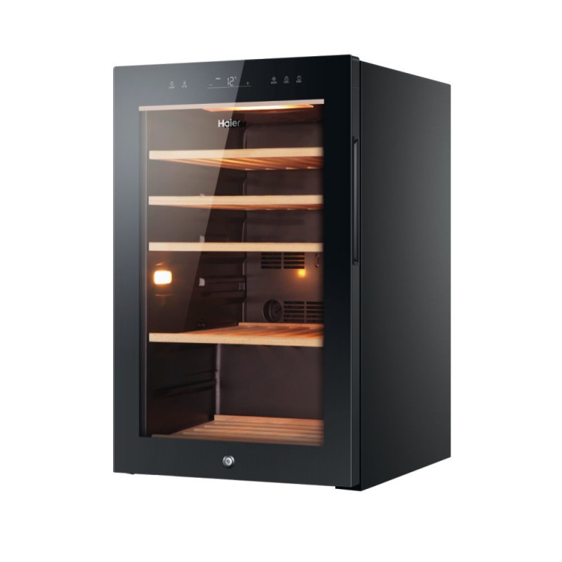 Haier Wine Bank 50 Serie 5 HWS49GA Refroidisseur de vin compresseur Pose libre Noir 49 bouteille(s)
