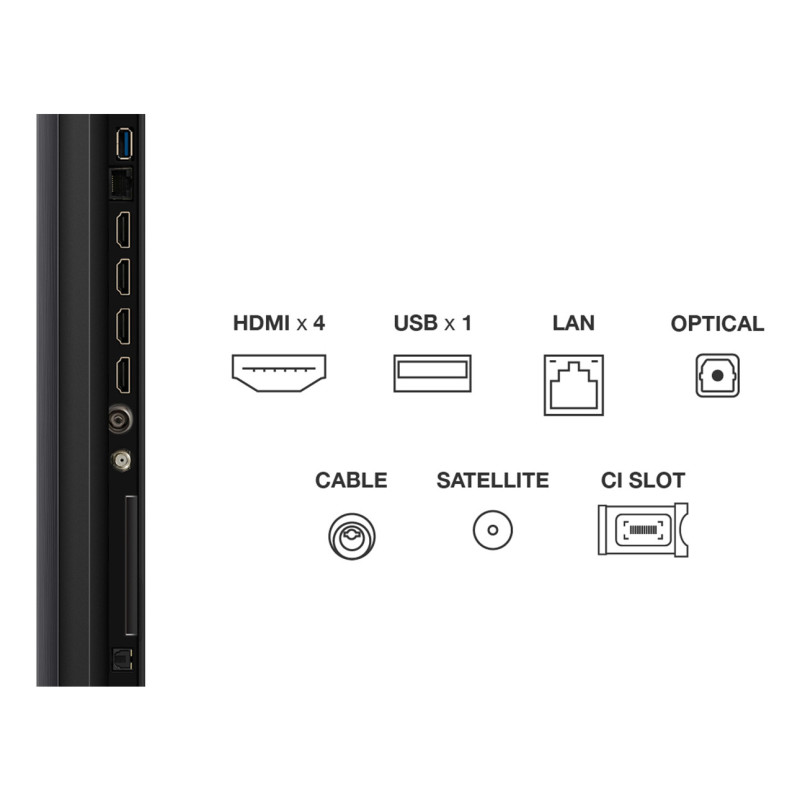 TCL C6K 65C6K tv 165,1 cm (65") 4K Ultra HD Smart TV Wifi Metallic
