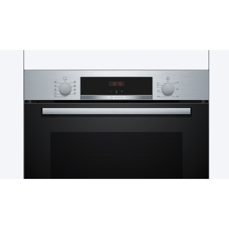 Bosch Serie 4 HBA534BS3 four 71 L 3400 W Noir, Acier inoxydable