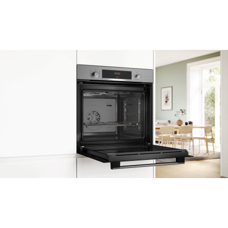 Bosch Serie 4 HBA534BS3 four 71 L 3400 W Noir, Acier inoxydable