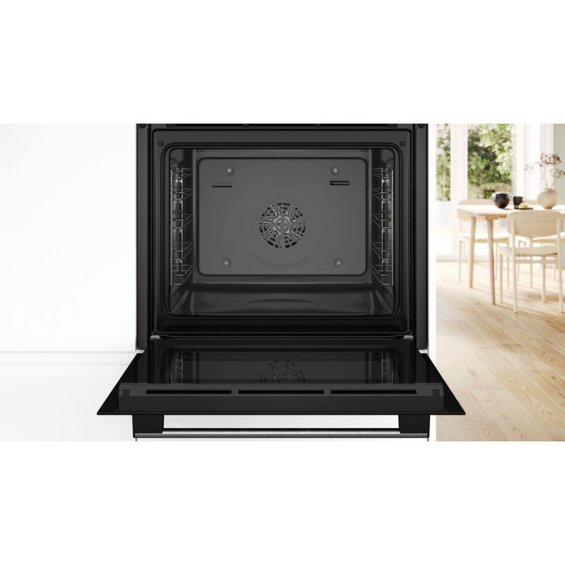 Bosch Serie 4 HBA534BS3 four 71 L 3400 W Noir, Acier inoxydable