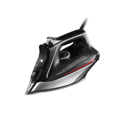 Rowenta DW8210 Fer à repasser à sec ou à vapeur Semelle Laser HD Microsteam 400 2800 W Noir, Rouge