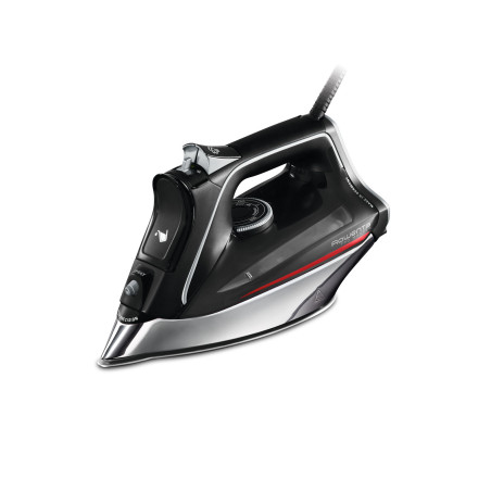 Rowenta DW8210 Fer à repasser à sec ou à vapeur Semelle Laser HD Microsteam 400 2800 W Noir, Rouge