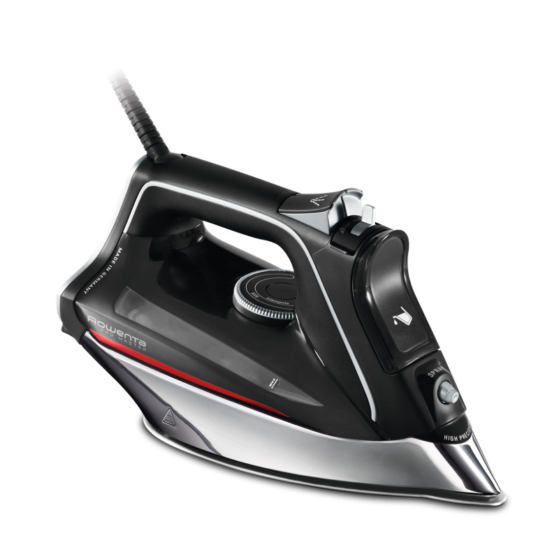 Rowenta DW8210 Droog- & stoomstrijkijzer Microsteam 400 HD Laser-zoolplaat 2800 W Zwart, Rood