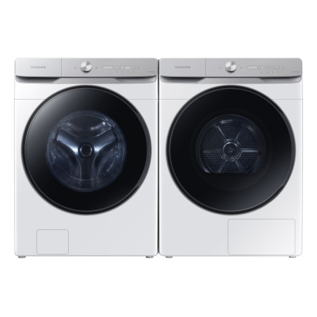 Samsung Sèche-linge Blanc Pompe à chaleur hybride / AI Dry / AI Control / Optimal Dr DV16DG8600BWU3 Classe C