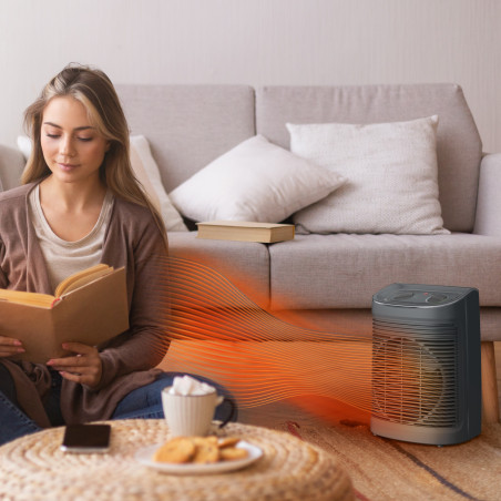Rowenta Instant Comfort SO6511 Intérieure Gris 2200 W Chauffage de ventilateur électrique