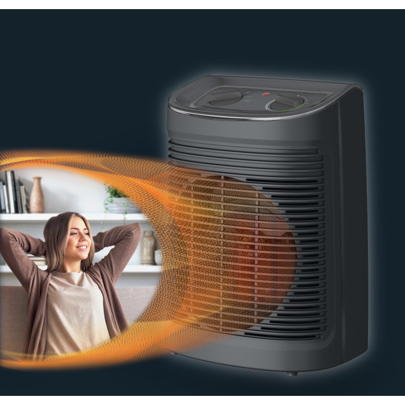 Rowenta Instant Comfort SO6511 Intérieure Gris 2200 W Chauffage de ventilateur électrique