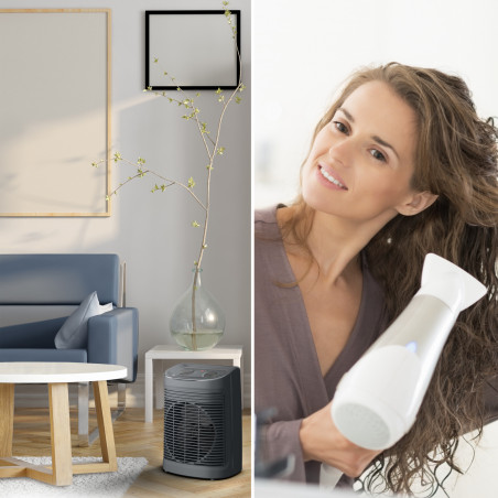 Rowenta Instant Comfort SO6511 Intérieure Gris 2200 W Chauffage de ventilateur électrique