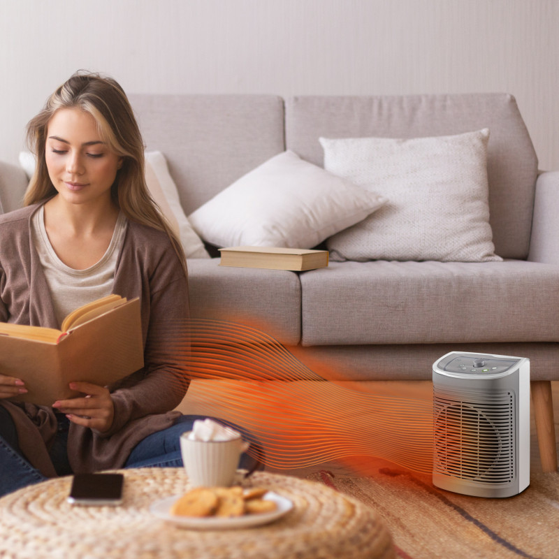 Rowenta Instant Comfort SO6520 Intérieure Gris 2400 W Chauffage de ventilateur électrique