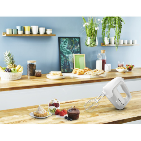 Moulinex PowerMix HM450B Batteur à main 450 W Gris, Blanc