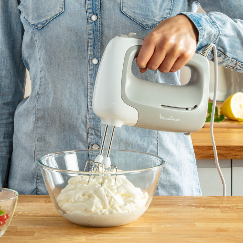 Moulinex PowerMix HM450B Handmixer 450 W Grijs, Wit
