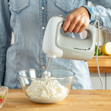 Moulinex PowerMix HM450B Handmixer 450 W Grijs, Wit