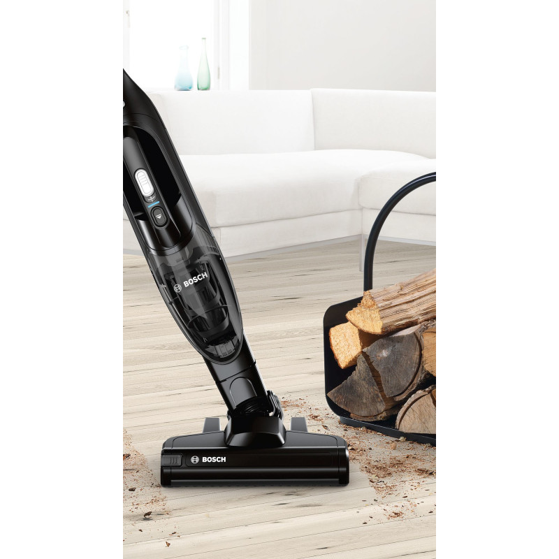 Bosch Serie 2 BBHF220 aspirateur balai et balai électrique Aspirateur-balai 2 en 1 Batterie Sec Sans sac Noir