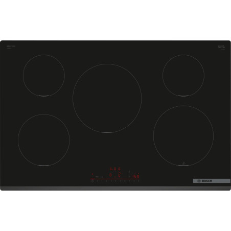 Bosch Serie 6 PIV831HC1E kookplaat Zwart Ingebouwd 80 cm Inductiekookplaat zones 5 zone(s)