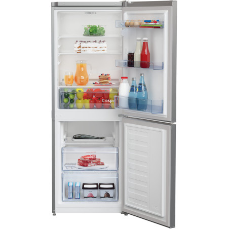 Beko RCSA240K40SN réfrigérateur-congélateur Pose libre 229 L Argent