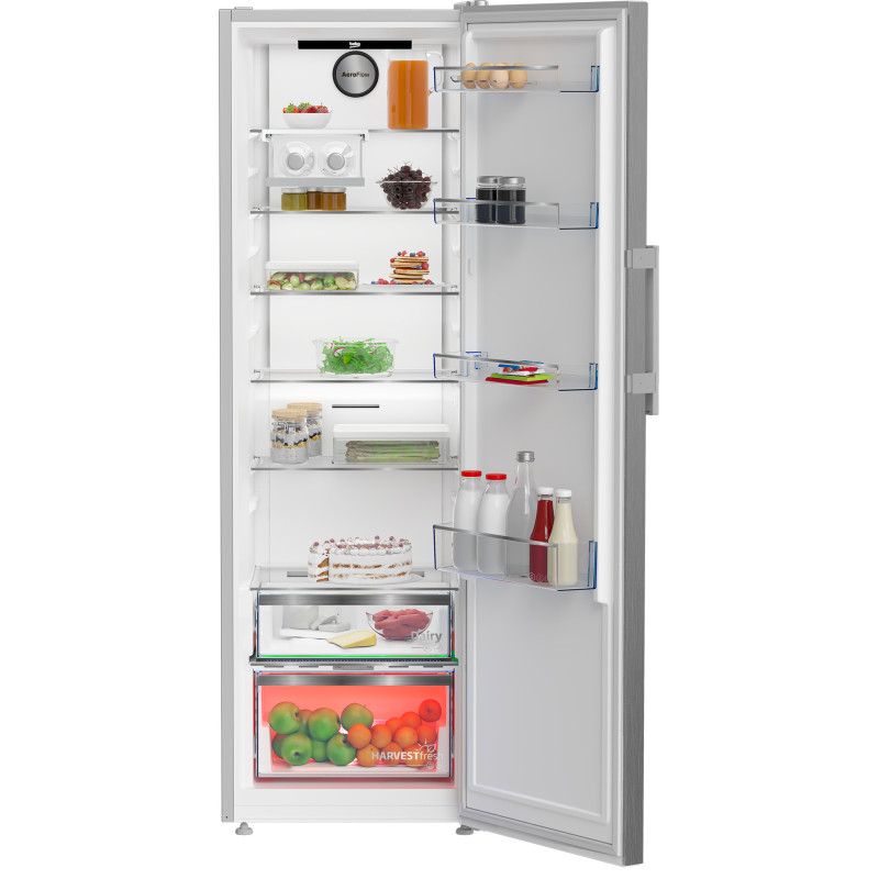 Beko B7RMLNE446ZXP réfrigérateur Pose libre 365 L Acier inoxydable