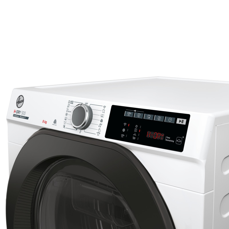 Hoover H-DRY 500 NDE C8TBBEX-S wasdroger Vrijstaand Voorbelading 8 kg Wit