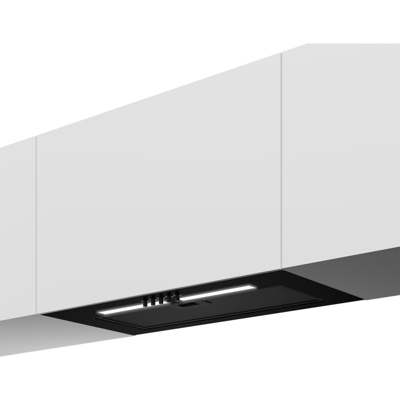 Beko HNU61425B afzuigkap Inbouw Zwart 415 m³/uur