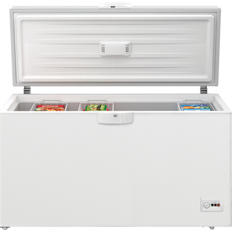 Beko HSM46740 Congélateur coffre Pose libre 451 L Blanc