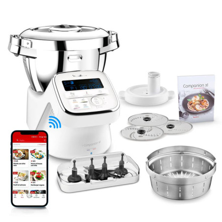 Moulinex YY4525FG robot ménager 1550 W 3 L Gris, Blanc