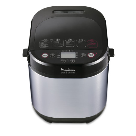 Moulinex OW240E broodbakmachine 720 W Zwart, Roestvrijstaal