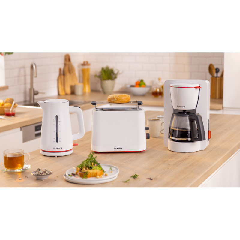 Bosch TAT3M121 broodrooster 4 snede(n) 950 W Wit