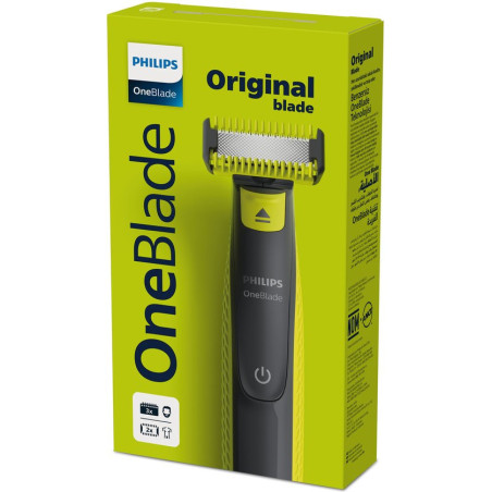 Philips Norelco OneBlade QP2824/10 scheerapparaat Scheerapparaat met scheerblad Trimmer Grijs, Limoen