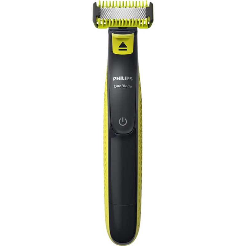 Philips Norelco OneBlade QP2824/10 rasoir pour homme Rasoir à grille Tondeuse Gris, Citron vert