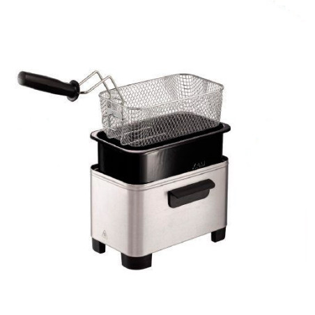 Tefal Easy Pro FR331 Enkel Vrijstaand Frituurpan Zwart, Roestvrijstaal