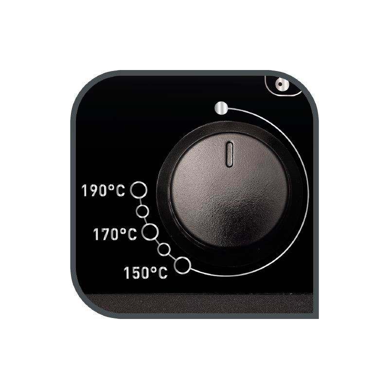 Tefal Easy Pro FR331 Enkel Vrijstaand Frituurpan Zwart, Roestvrijstaal