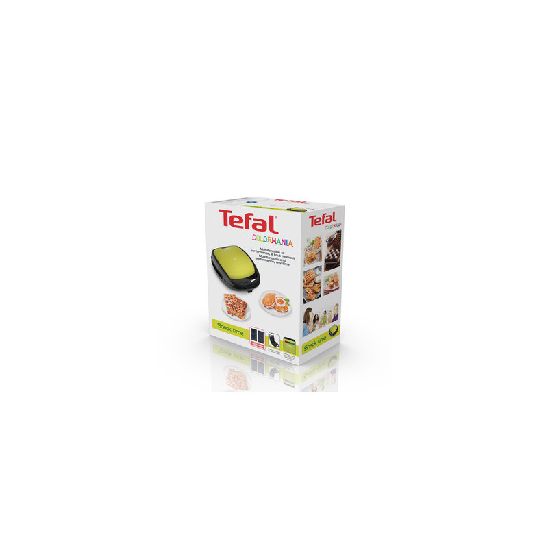 Tefal SW341312 wafelijzer 2 wafel(s) 700 W Zwart, Groen