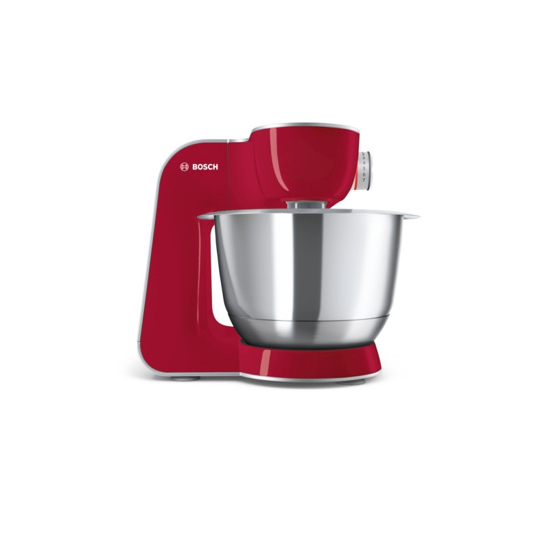 Bosch MUM58720 robot de cuisine 1000 W 3,9 L Gris, Rouge, Acier inoxydable