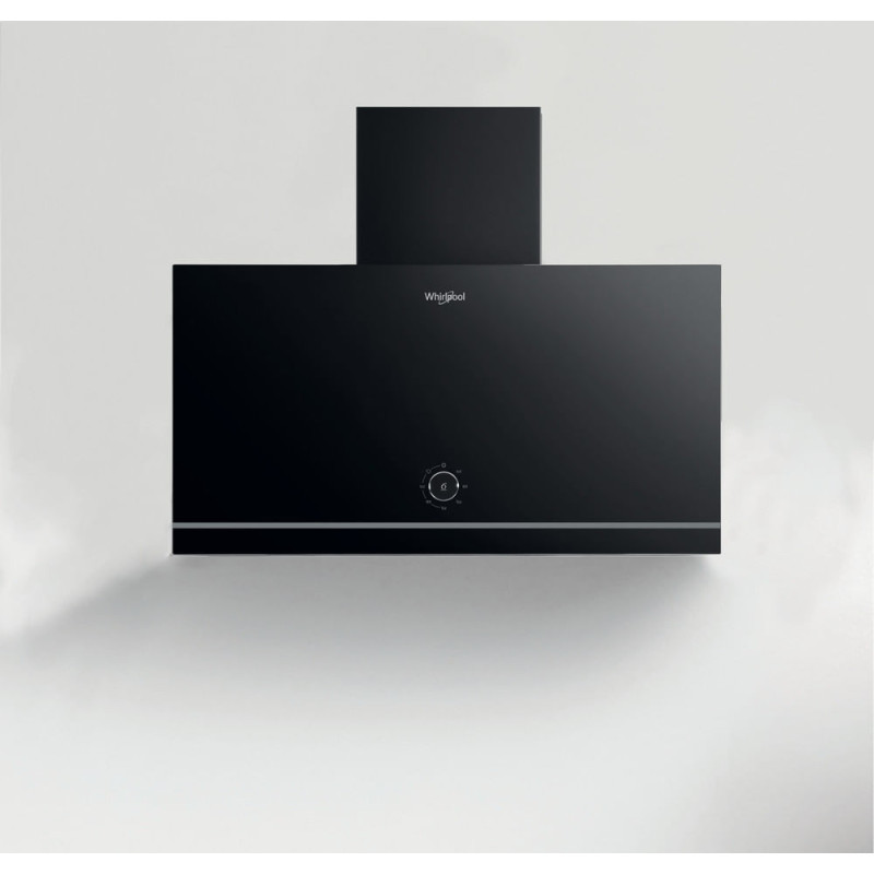 Whirlpool WHVA 62F LM K Muurmontage Zwart 485 m³/uur