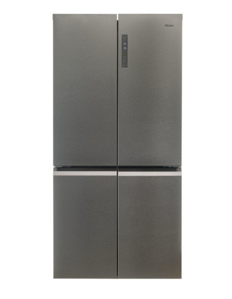 Haier Cube 90 Serie 5 HTF-540DP7 amerikaanse koelkast Vrijstaand 528 l F Platina, Roestvrijstaal
