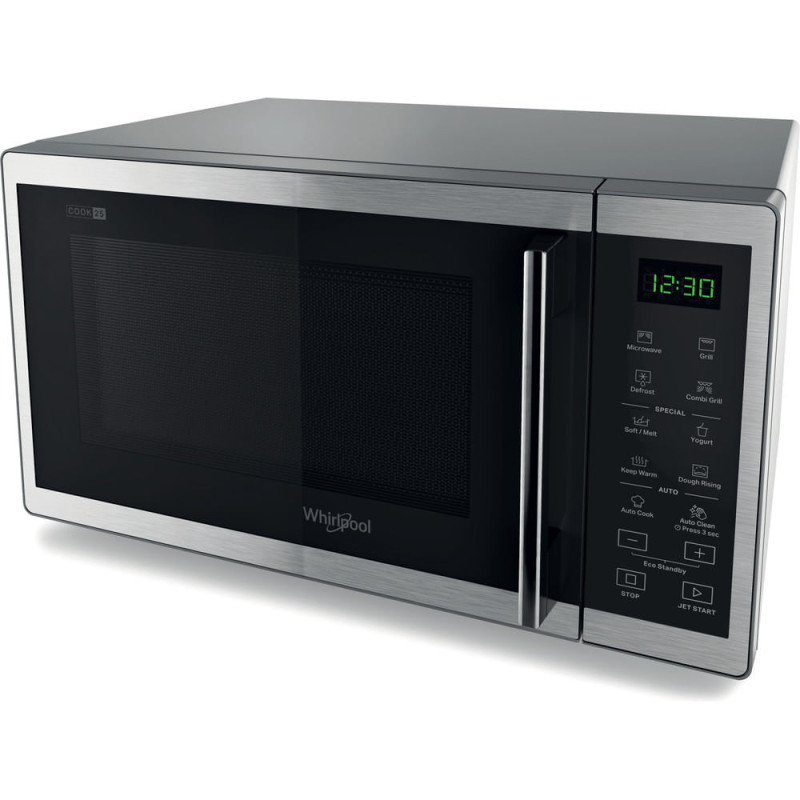Whirlpool MWP 253 SX Roestvrijstaal Grill-magnetron Aanrecht 25 l 900 W