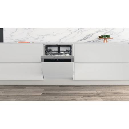 Whirlpool Lave-vaisselle semi-encastrable inox - WBC3C26X -