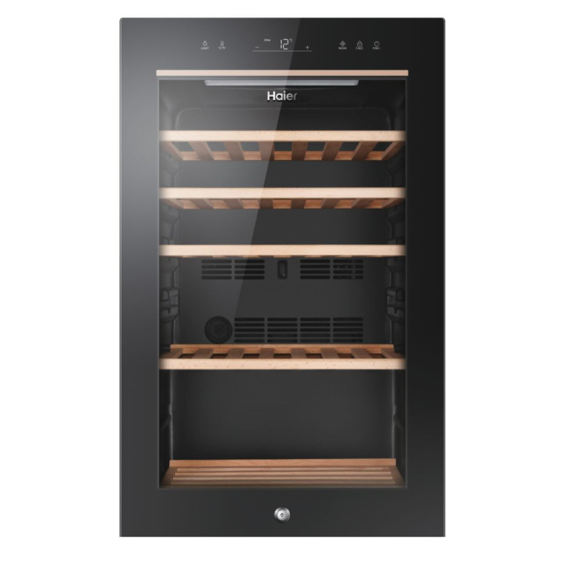 Haier Wine Bank 50 Serie 5 HWS49GA Compressorwijnkoeler Vrijstaand Zwart 49 fles(sen)