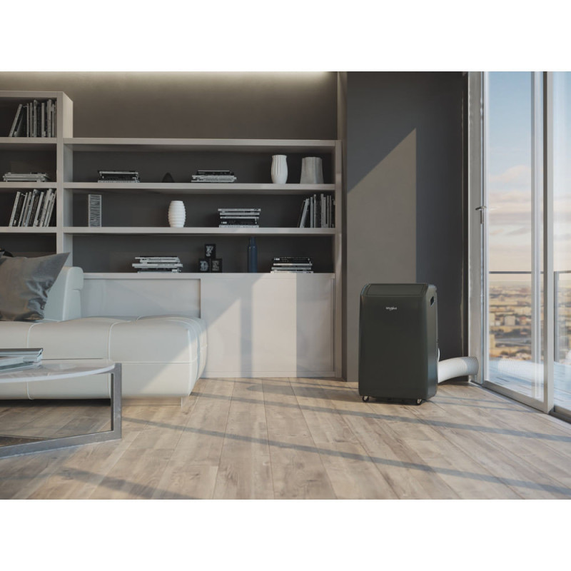 Whirlpool PACF212HP B mobiele airconditioner 60 dB Zwart