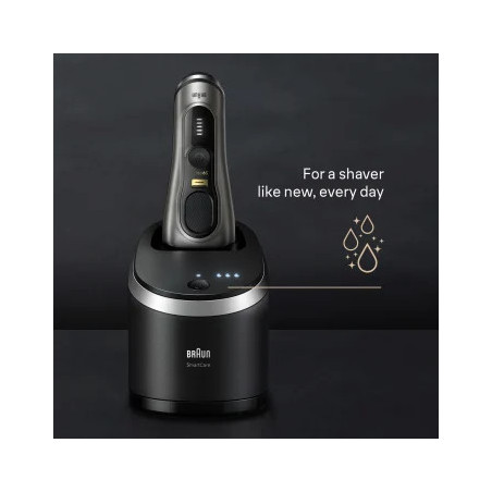 Braun Series 9 Pro+ 9565cc Wet & Dry Rasoir à grille Tondeuse Métallique
