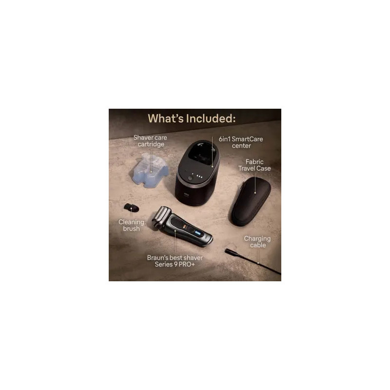 Braun Series 9 Pro+ 9565cc Wet & Dry Rasoir à grille Tondeuse Métallique