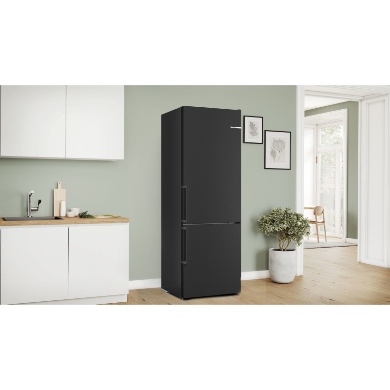 Bosch Serie 4 KGN49OXBT koel-vriescombinatie Vrijstaand Zwart