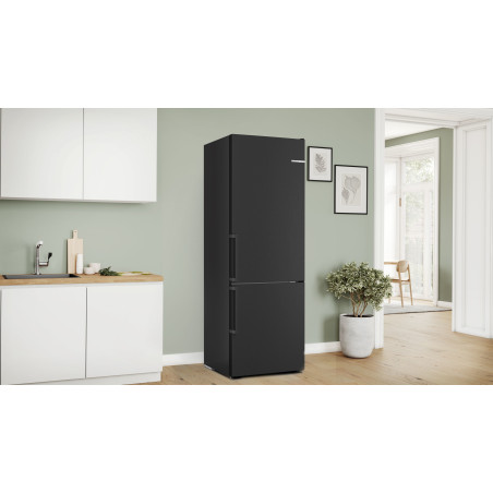 Bosch Serie 4 KGN49OXBT koel-vriescombinatie Vrijstaand Zwart