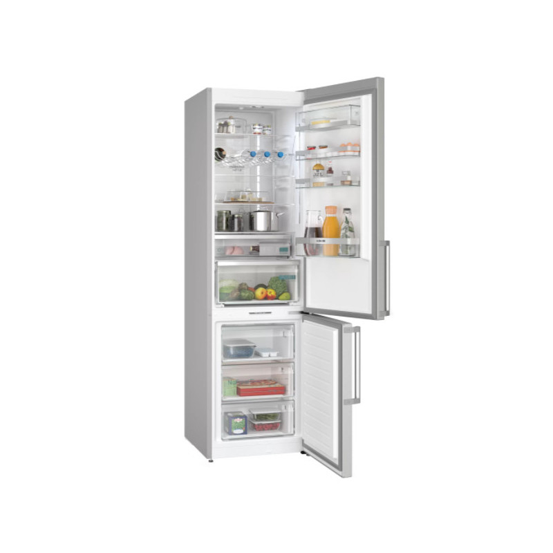Siemens iQ500 KG39NAIBT réfrigérateur-congélateur Pose libre 363 L Acier inoxydable