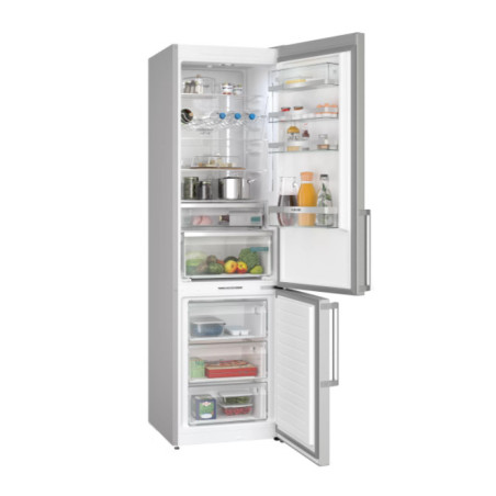 Siemens iQ500 KG39NAIBT réfrigérateur-congélateur Pose libre 363 L Acier inoxydable