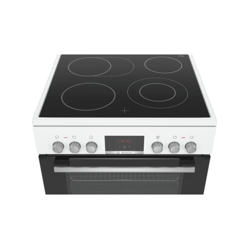 Bosch Serie 4 HKR39C220 four et cuisinière Electrique Céramique Blanc