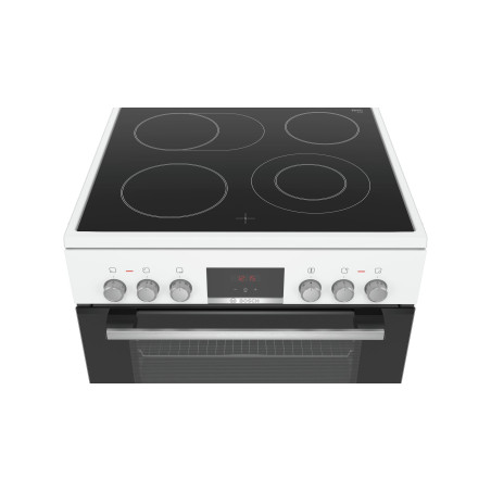 Bosch Serie 4 HKR39C220 four et cuisinière Electrique Céramique Blanc
