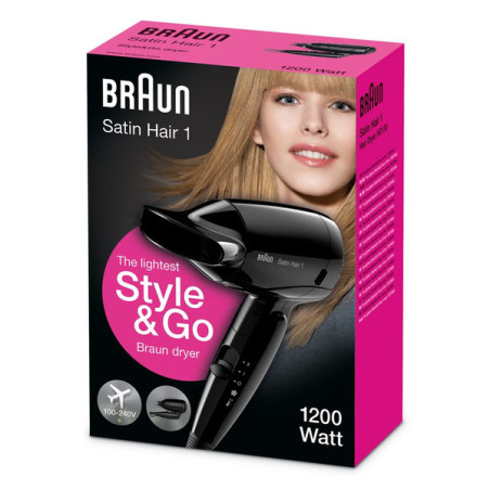 Braun HD130 haardroger 1200 W Zwart